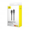 Baseus Unbreakable USB C to USB C cable 1 m Black