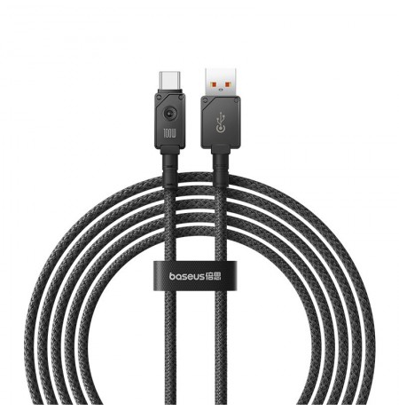Baseus Unbreakable USB A to USB C cable 2 m 100 W Black
