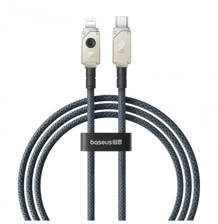 Baseus Unbreakable USB C to iP cable 1 m 20 W White