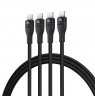 Baseus Flash Series Type C to C+C+C fast charging cable 480 Mbps Black