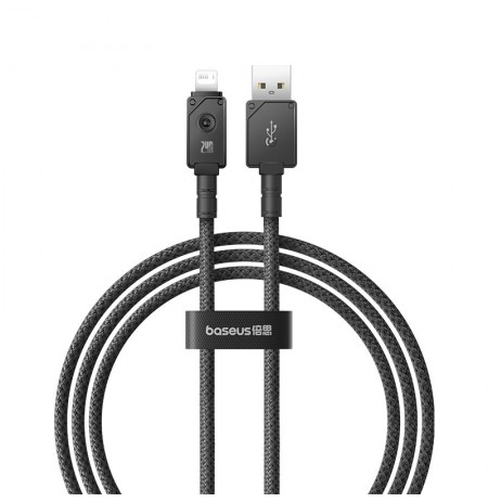 Baseus Unbreakable USB A to iP cable 1 m 5V-2.4A Black