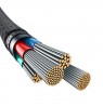 Baseus Unbreakable USB A to iP cable 1 m 5V-2.4A Black