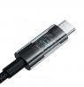 Baseus Gem USB C to USB C fast charging cable 2 m 100 W Black