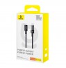 Baseus Gem USB C to USB C fast charging cable 2 m 100 W Black