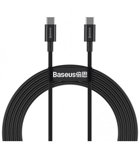 Baseus Superior USB cable 1 m USB 2.0 USB C Black