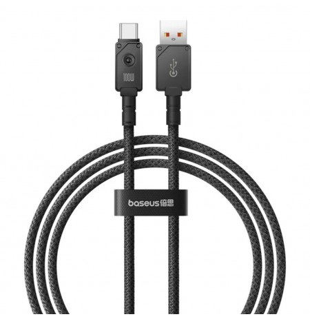 Baseus Unbreakable USB cable 1 m USB A USB C Black