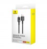 Baseus Unbreakable USB cable 1 m USB A USB C Black