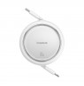 Baseus Free2Pull Expandable USB C to iP Ligtning fast charging cable 1 m 20 W White