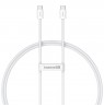 Baseus Superior USB C to USB C data cable 1 m 30 W White