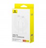 Baseus Superior USB C to USB C data cable 1 m 30 W White