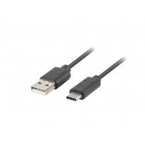 LANBERG CA-USBO-20CU-0010-BK cable USB-C M A M 2.0 QC 3.0 1m Black
