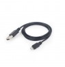 Cable GEMBIRD CC-USB2-AMLM-1M (USB 2.0 M - Lightning M, 1m, black color)