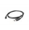 Cable Lanberg CA-USBM-10CC-0010-BK (USB 2.0 M - Micro USB M, 1m, black color)