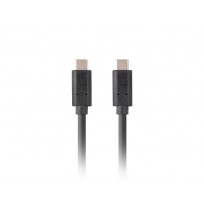 Lanberg USB-C 3.1 Gen 2 Cable, 10GB/s PD100W, 1.8 m | CA-CMCM-32CU-0018-BK | USB Type-C to USB Type-C