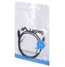 Cable Lanberg CA-CMCM-10CU-0010-BK (USB type C - USB type C , 1m, black color)