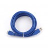Cable GEMBIRD CCP-MUSB3-AMBM-0.5M (USB M - Micro USB M, 0,50m, blue color)