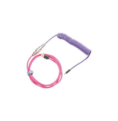 Ducky Premicord Joker Coiled Cable, USB Type-C to Type-A, 1.8m