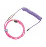 Ducky Premicord Joker Coiled Cable, USB Type-C to Type-A, 1.8m