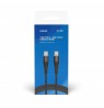 Savio CL-159 USB cable 1 m USB 2.0 USB C - USB C Black