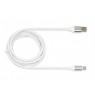 Cable IBOX IKUMTCWQC (USB 2.0 type A - USB type C , 1,5m, white color)