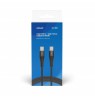Savio CL-160 USB cable 2 m USB 2.0 USB C - USB C Black