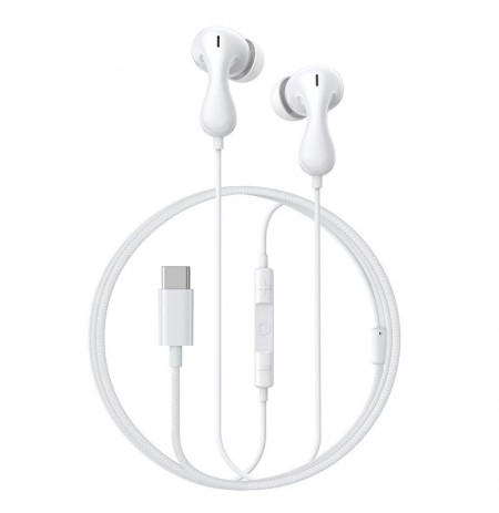 Baseus Encok CZ20 Headset Wired In-ear Calls/Music USB Type-C White