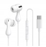 Baseus Encok CZ20 Headset Wired In-ear Calls/Music USB Type-C White
