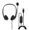 Lindy USB Type A Wired Headset with In-Line Control