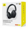 Baseus Bowie H1 Pro Headset Wireless Head-band Music USB Type-C Bluetooth Black