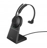Jabra Headset Evolve2 65 UC Mono, inkl. Link 380a, Ladesta.