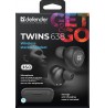 Defender Twins 638 Headset Wireless In-ear Calls/Music Bluetooth Black