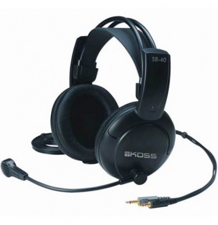 Koss | SB40 | Headphones | Wired | On-Ear | Microphone | Black