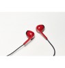 Headphones JVC HA-F19M-RB (in-ear, YES - Wired, red color