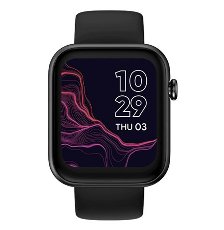 GTH2 | Smart watch | TFT | Touchscreen | 1.72” | Activity monitoring 24/7 | Waterproof | Bluetooth | Black