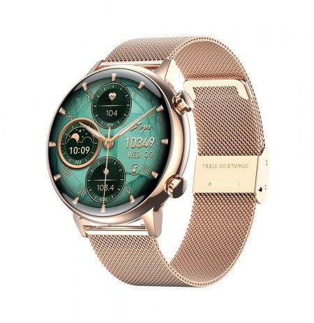Smartwatch for woman Manta Alexa Mini gold color