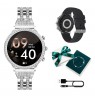 Smartwatch for woman Manta Diamond Lusso silver