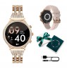 Smartwatch for woman Manta Diamond Lusso gold color