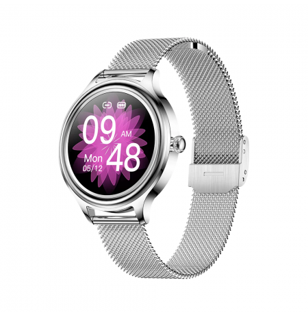 Kumi K3 silver smartwatch