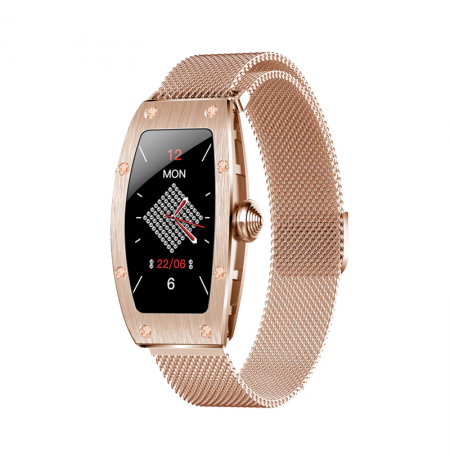 Kumi K18 Svarovski smartwatch gold
