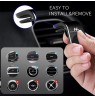 Maclean car phone holder, magnetic, universal, for ventilation grille, ABS material, MC-326
