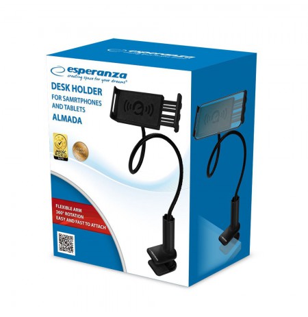 Esperanza EMH142 Desktop mount for phones/tablets black