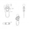 RAM Mounts Handlebar U-Bolt Base for Rails 0.5" to 1.25" in Diameter