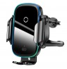 Car holder Baseus Light Electric Holder with Qi inductive charger black