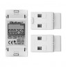 Qoltec 50899 Single phase electronic energy consumption meter | 230 V | LCD | 2P | DIN rail