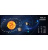 Gembird MP-SOLARSYSTEM-XL-01 Gaming mouse pad, extra large, "Cosmos" 350 x 900 mm
