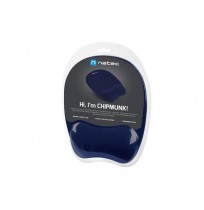 NATEC mouse pad Chipmunk navy blue 230x200mm memory foam filling