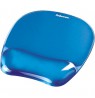 Fellowes Mouse Mat Wrist Support - Crystals Gel Mouse Pad with Non Slip Rubber Base - Ergonomic Mouse Mat for Computer, Laptop,