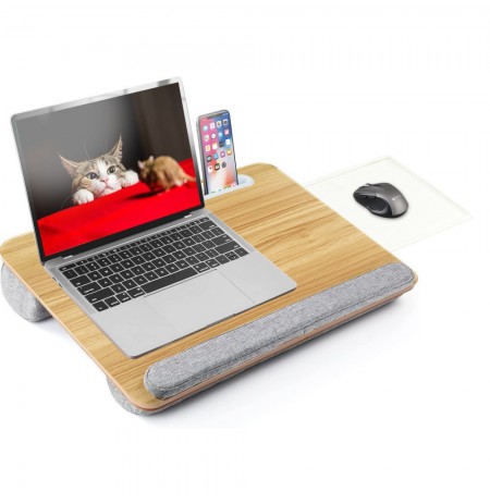 Soft Lap Laptop Stand with Mouse Pad