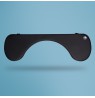R-Go Tools Armrest R-Go, ergonomic, symmetrical, with abdominal cutout, soft foam, black