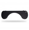 R-Go Tools Armrest R-Go, ergonomic, symmetrical, with abdominal cutout, soft foam, black
